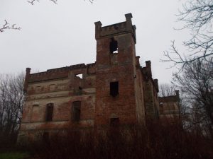 Zrujnowany pałac - Mietków