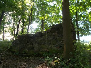 ruiny starego młyna w Muchowie