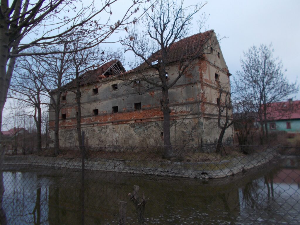 Spichlerz w Przezdrowicach. Dawniej zamek nawodny 