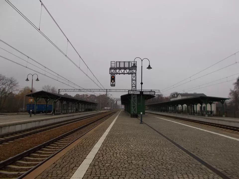 stacja kolejowa w Leśnicy 